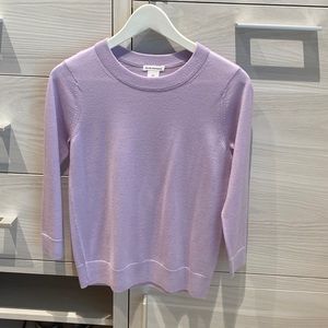 Lavender Club Monaco Lightweight Wool Sweater for Spring